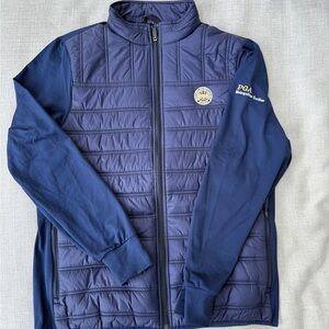 PGA Blue Golf Quilted Jacket
